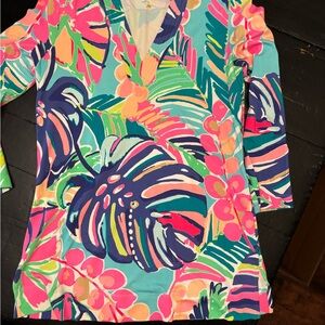Lilly Pulitzer Multicolor Tropical Tunic